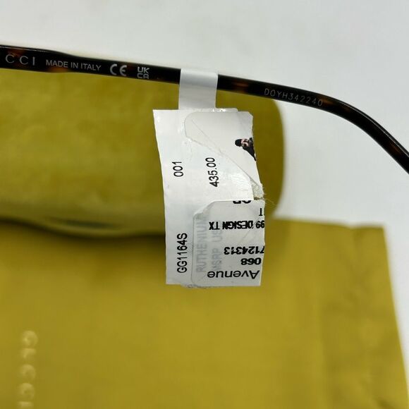 Men’s Gucci aviator sunglasses made in Italy - Picture 5 of 9